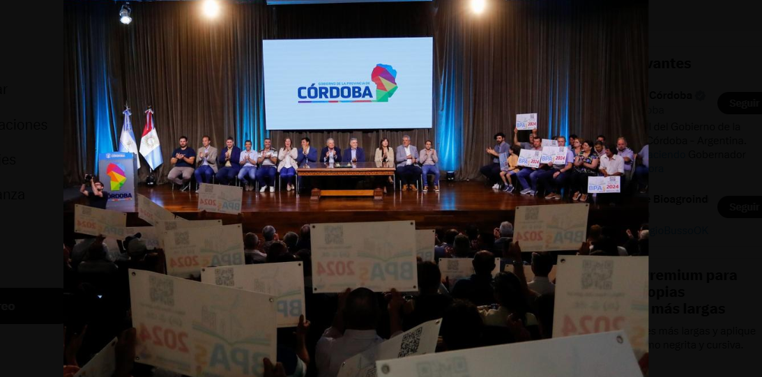 El gobernador Martin Llaryora entregó aportes del Programa de Buenas Prácticas Agropecuarias ( #BPAs ) a 530 productores y productoras de Córdoba.