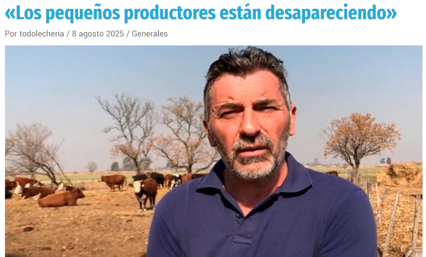 «Los pequeños productores están desapareciendo»