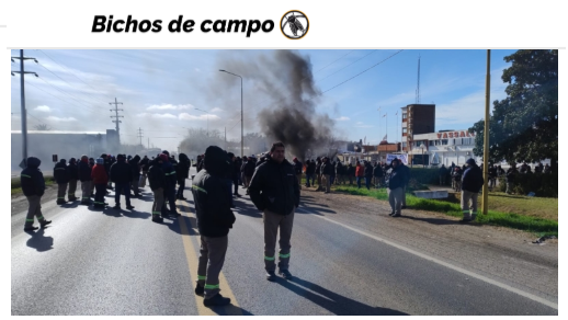 Trabajadores de la histórica fábrica de cosechadoras Vassalli cortaron la ruta 33 en Firmat reclamando por sueldos adeudados: “La gente tiene hambre, no podemos esperar más”, dicen