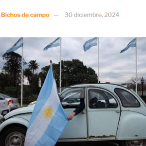 El chacarero Carlos Baravalle tiene algo que decir sobre la crisis de las empresas de agroquímicos: “Es el síndrome de Estocolmo; a algunos productores solo les falta el cartelito que diga ‘Todos somos Grobo’”.