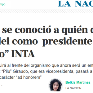 Reforma: se conoció a quién designó Javier Milei como presidente del “nuevo” INTA