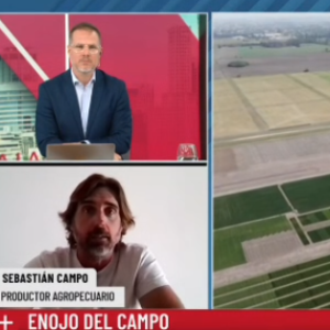 Entrevista Sebastian Campo Secretario de Bases Federadas en LN+ “Retenciones 0% al campo”