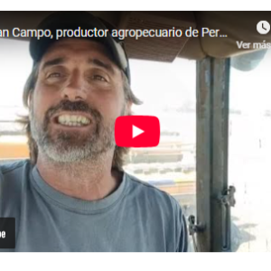 Retenciones 0, malestar 1: “Cansado que el esfuerzo se lo lleven los 4 de siempre”, dice desde Pergamino Sebastián Campo, a bordo de su tractor en plena siembra de maíz